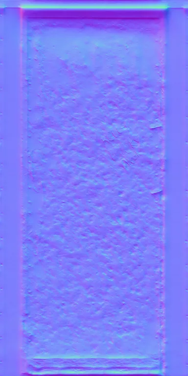 Normal Map for Door Steel Blue