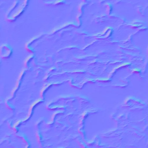 Normal Map for Bark004