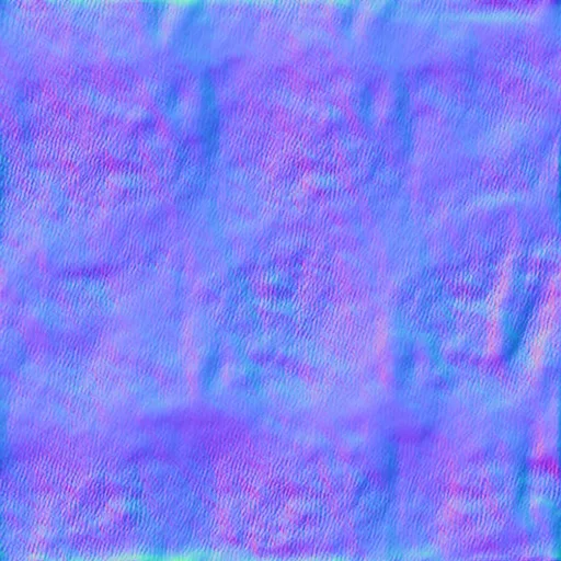 Normal Map for Dark Blue Plain Leather