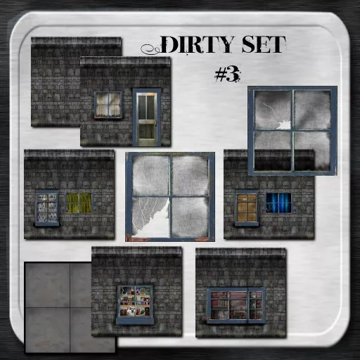 Sign Dirty Texture Set3 main texture preview