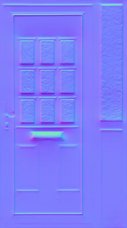 Normal Map for Door Upvc