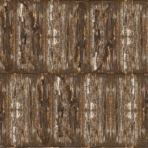Old Wood Chipped Paint Planks Brown2 main texture preview