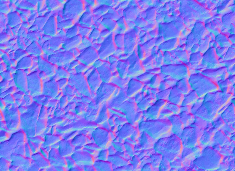 Normal Map for Ground Stones2
