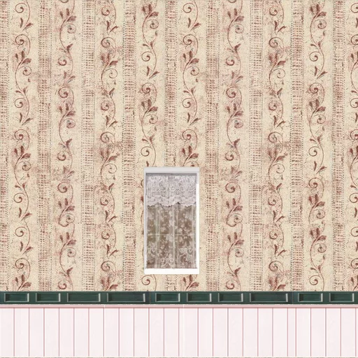 Western Dress Shop Wall 6 With 1 Window main texture preview