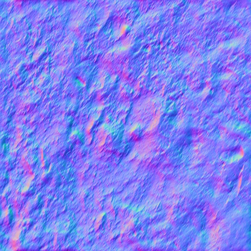 Normal Map for 5 Lichen