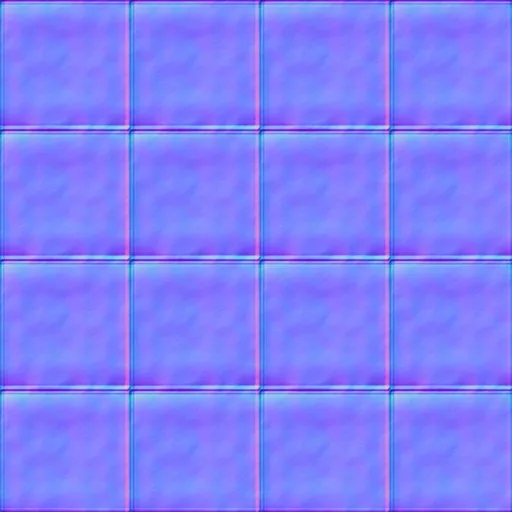 Normal Map for Gray Cement2 Tiles