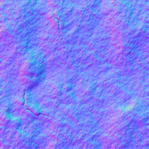Normal Map for Cement Terracotta Cracks
