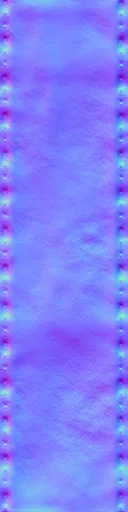 Normal Map for Purple Leather Strap 3
