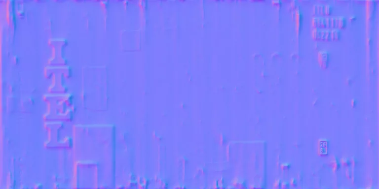 Normal Map for Metal Container Side