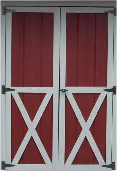 Red Barn Double Doors main texture preview