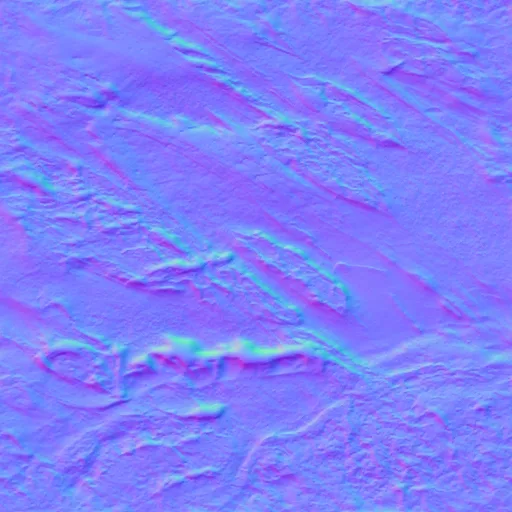 Normal Map for Bark009