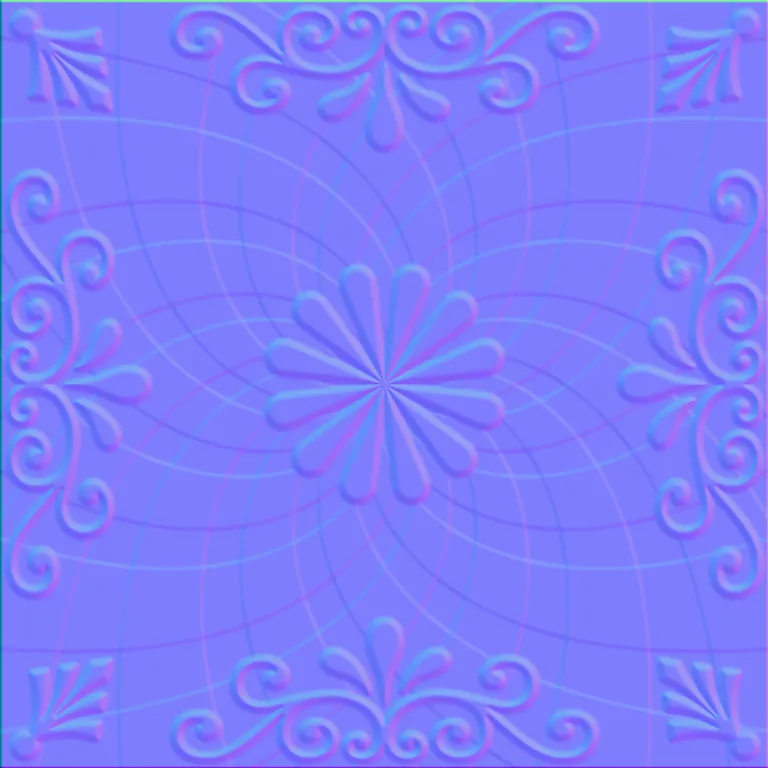 Normal Map for Metal Plates