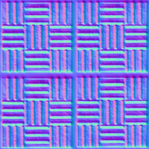 Normal Map for Texture Tile White Nautical By Linda Kellie