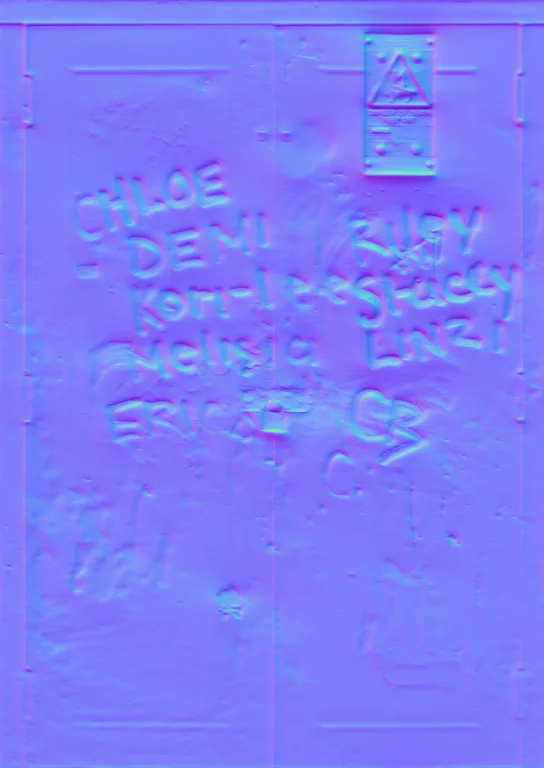 Normal Map for Door Sub Station Defaced