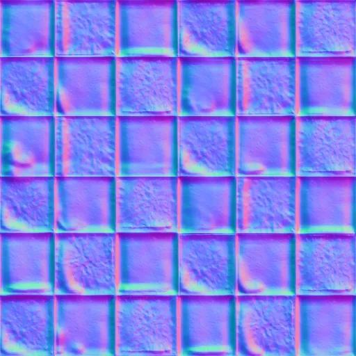 Normal Map for Zadaroo Tile Purple