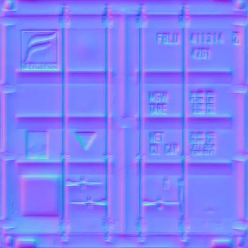 Normal Map for Container End8