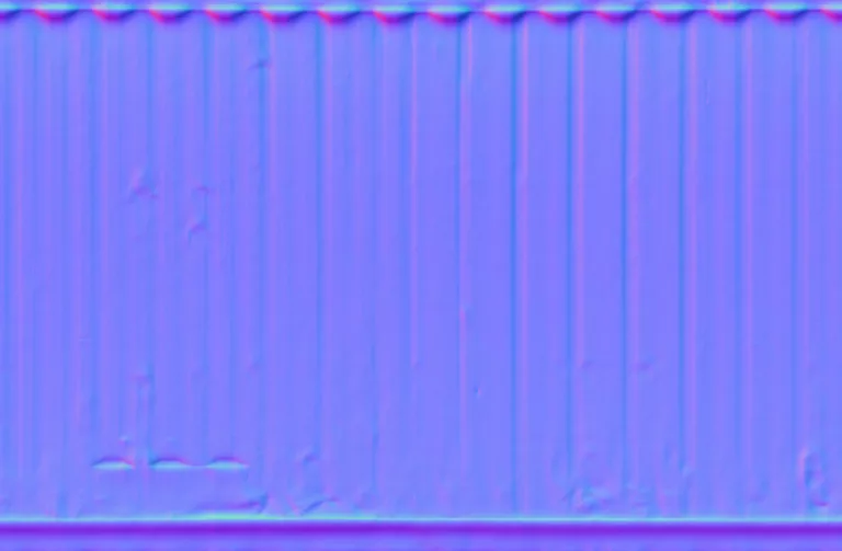 Normal Map for Metal Container Side4