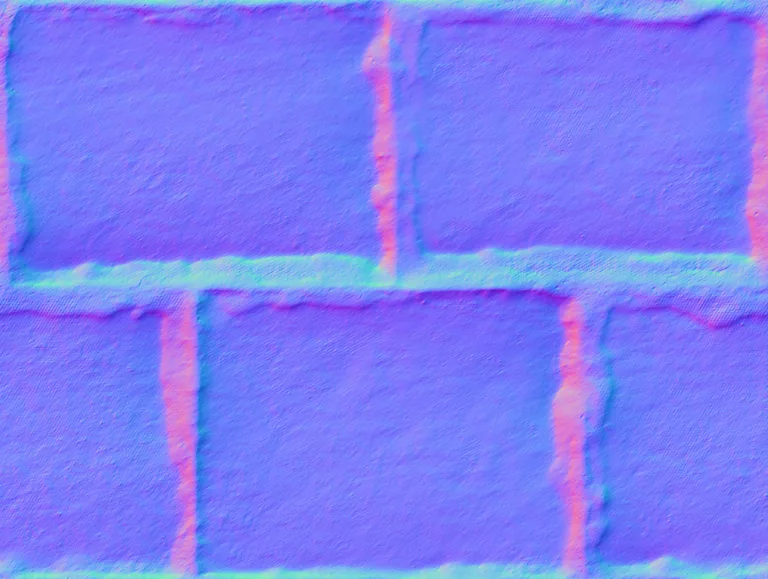 Normal Map for Ground Pavement Damp