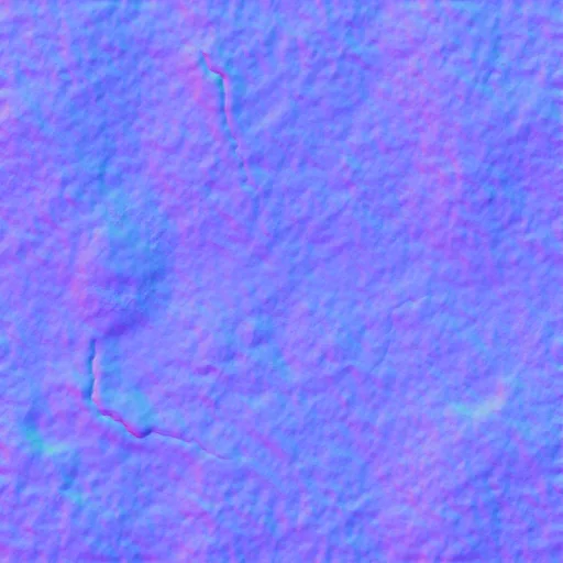 Normal Map for Cement White Cracks