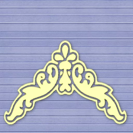Blue Gable With Detail4 Yellow main texture preview