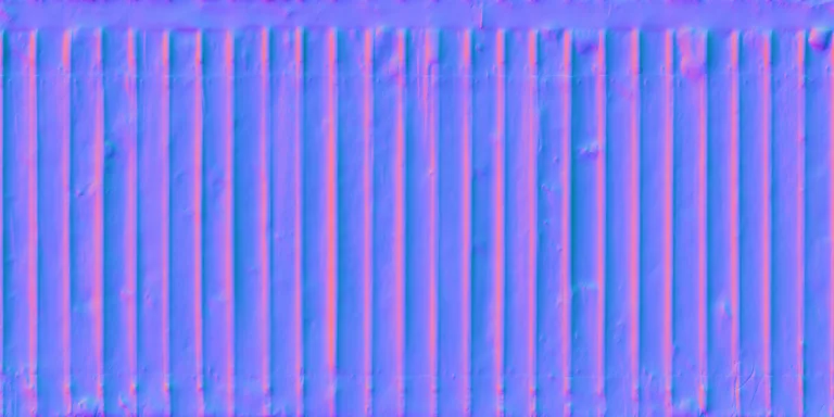 Normal Map for Fence Wood Mossy