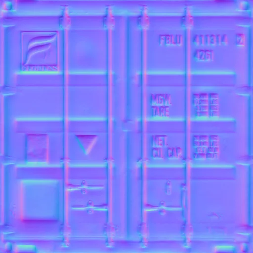 Normal Map for Container End8