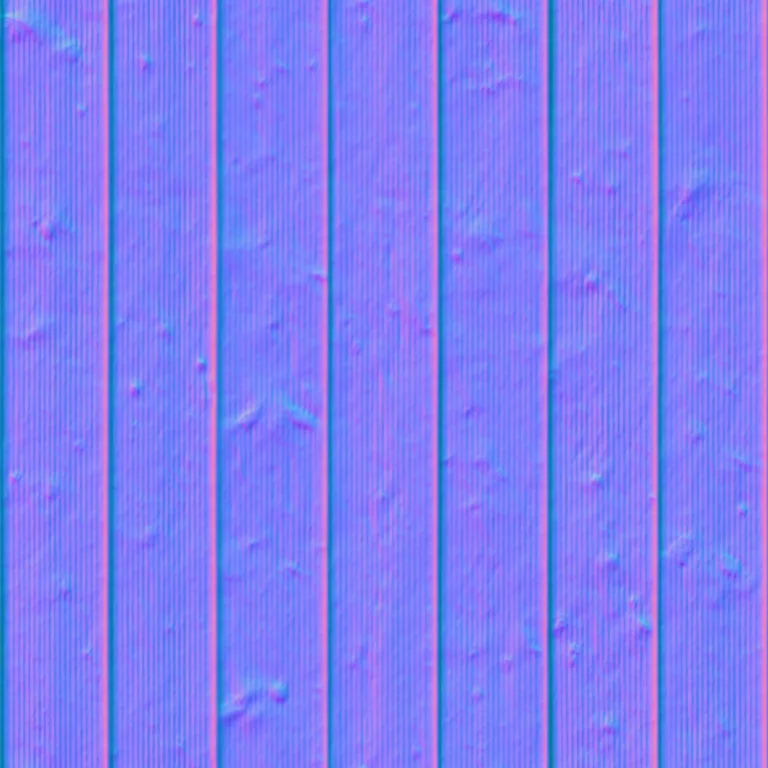 Normal Map for Ground Wood Decking