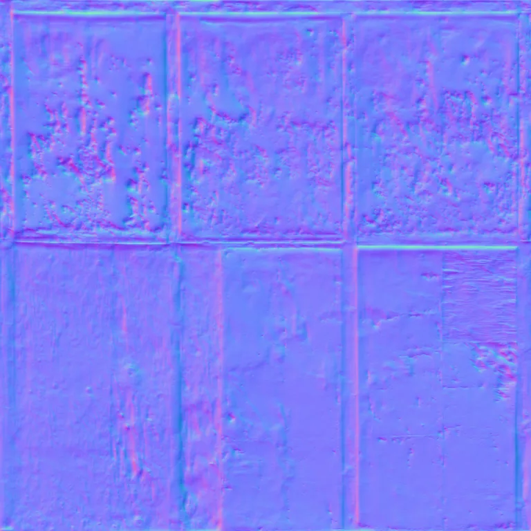 Normal Map for Boards Worn Paint