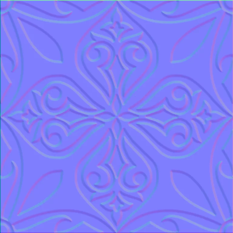 Normal Map for Metal Plates