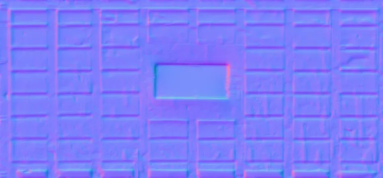 Normal Map for Dumper Side Brown