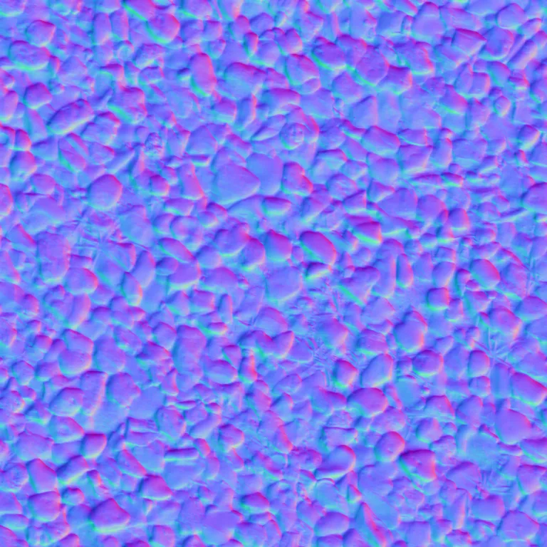 Normal Map for Ground Pebblestones3