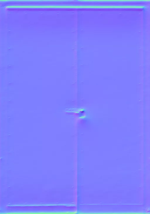 Normal Map for Doors Secure Blue