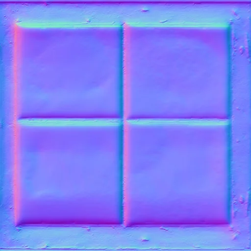 Normal Map for Dirty Paint Chipped Window2