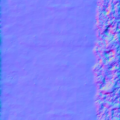 Normal Map for Zadaroo Cement Grass Edge Right