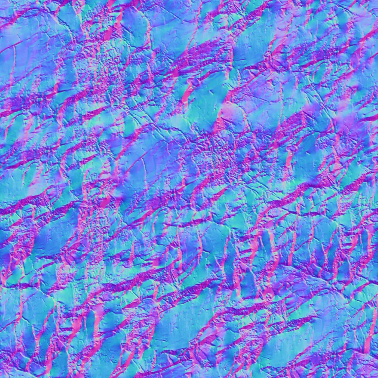 Normal Map for Cc0 Crackly Mud