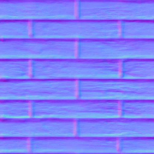Normal Map for Bt Wood Floor 1 Seamless Planks By Linda Kellie