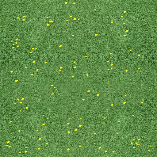 Free Formal Garden Grass Dandelions By Linda Kellie main texture preview