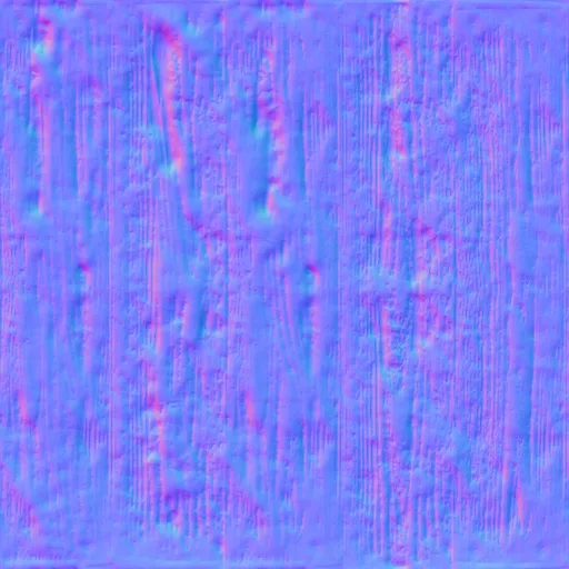 Normal Map for Old Wood Chipped Paint Planks Brown