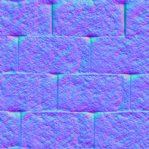 Normal Map for Pavestone Wall