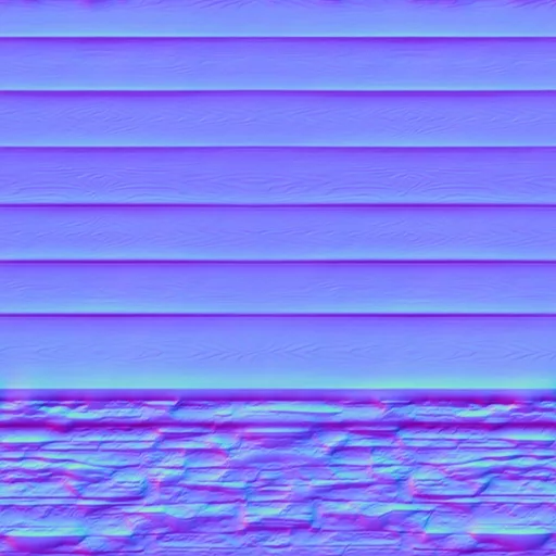 Normal Map for Siding Blue Stone Foundation