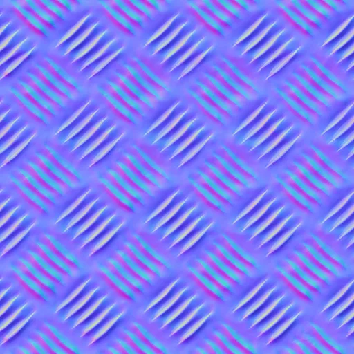 Normal Map for Metal Plate Pattern1