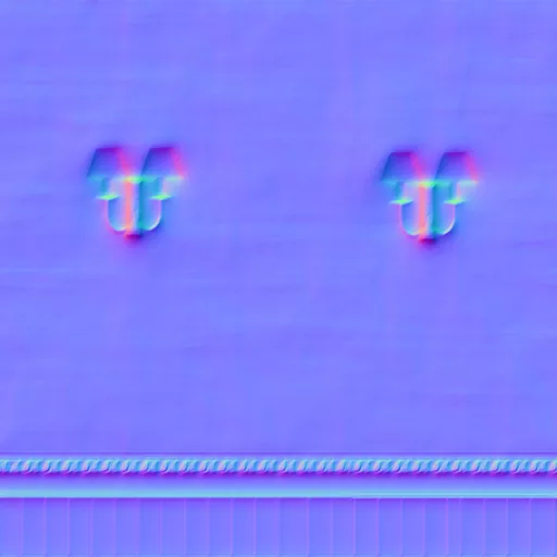 Normal Map for Autumn House Wallpaper 1 With Lights