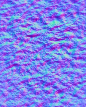 Normal Map for Leafy Moss, Seamless