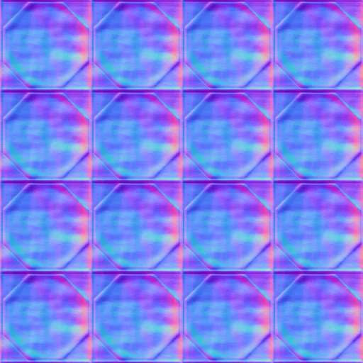Normal Map for Bt Tile2 Tan2 By Linda Kellie