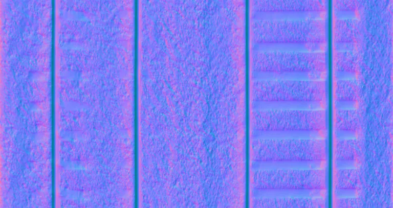 Normal Map for Train Track4 Double