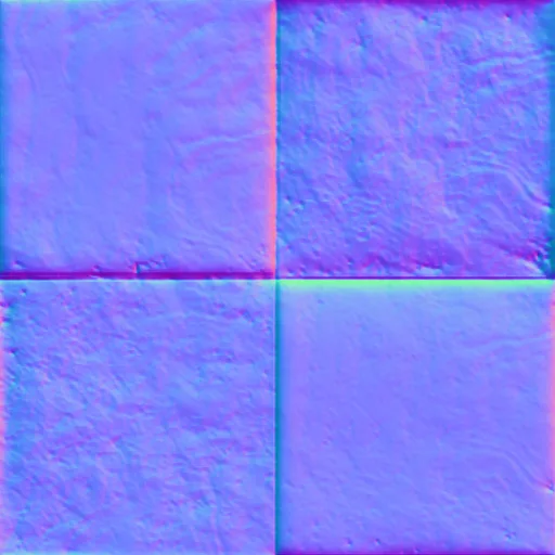 Normal Map for Texture Tile Red Gold By Linda Kellie
