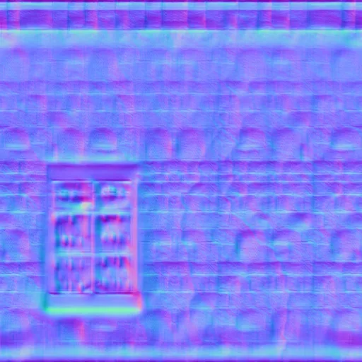 Dirty3 Wall2 With Single Window Polkadot Curtain main texture preview