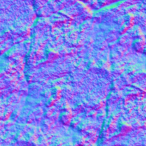 Normal Map for Moss Texture