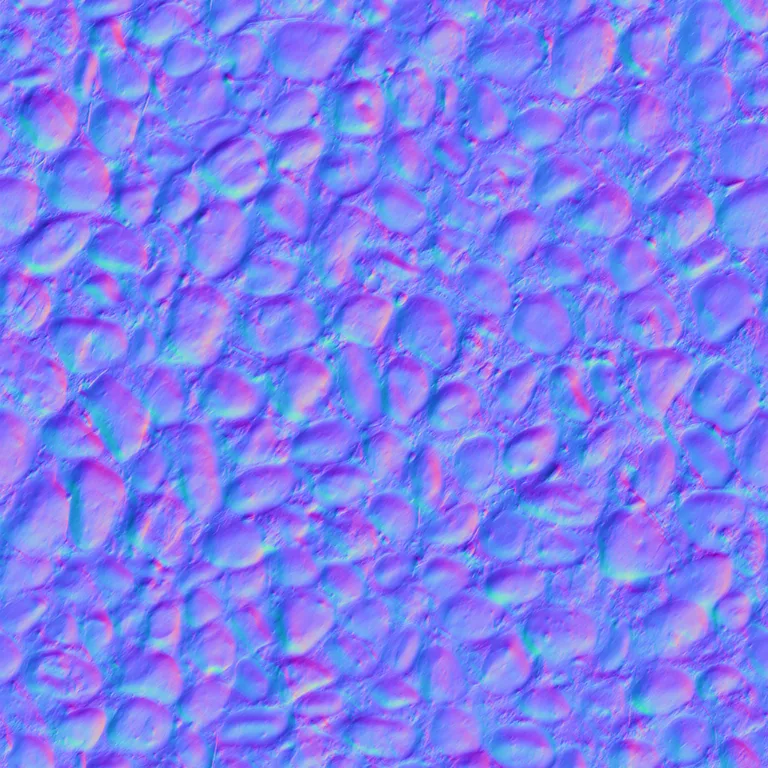 Normal Map for Ground Pebblestones2