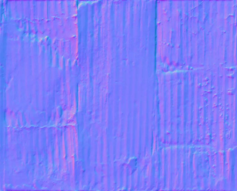 Normal Map for Metal Corrugated12